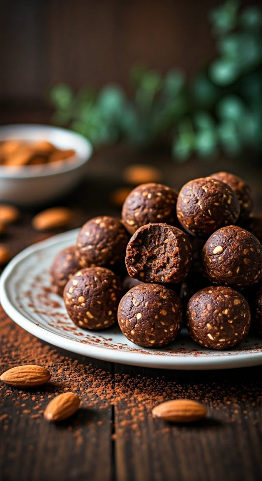 Choco Almond Protein Bites - GoodGrains.in