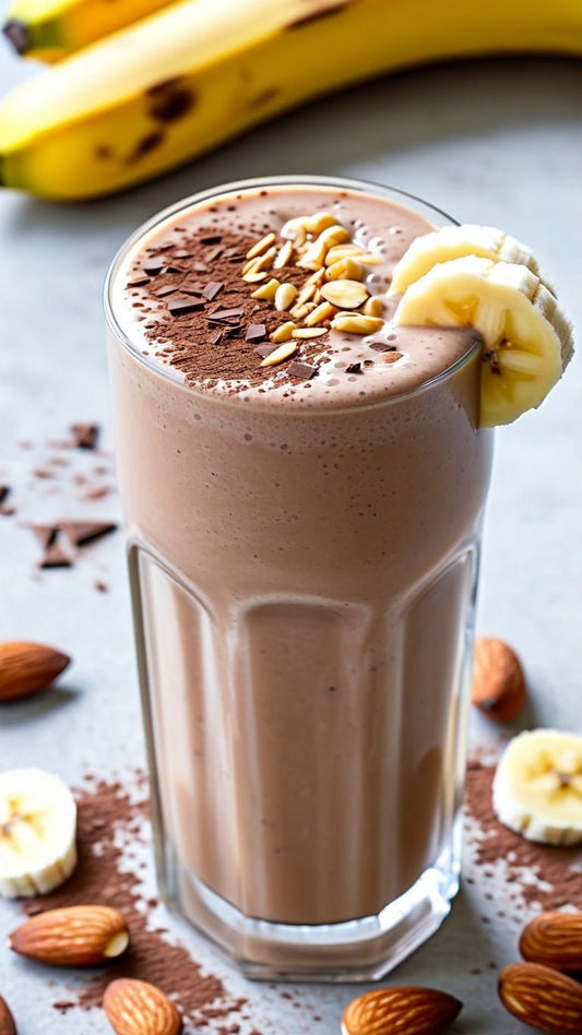 Choco Banana Protein Shake - GoodGrains.in