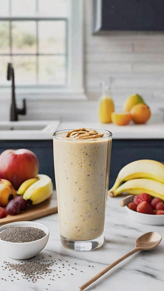High-Protein Pancake Smoothie - GoodGrains.in
