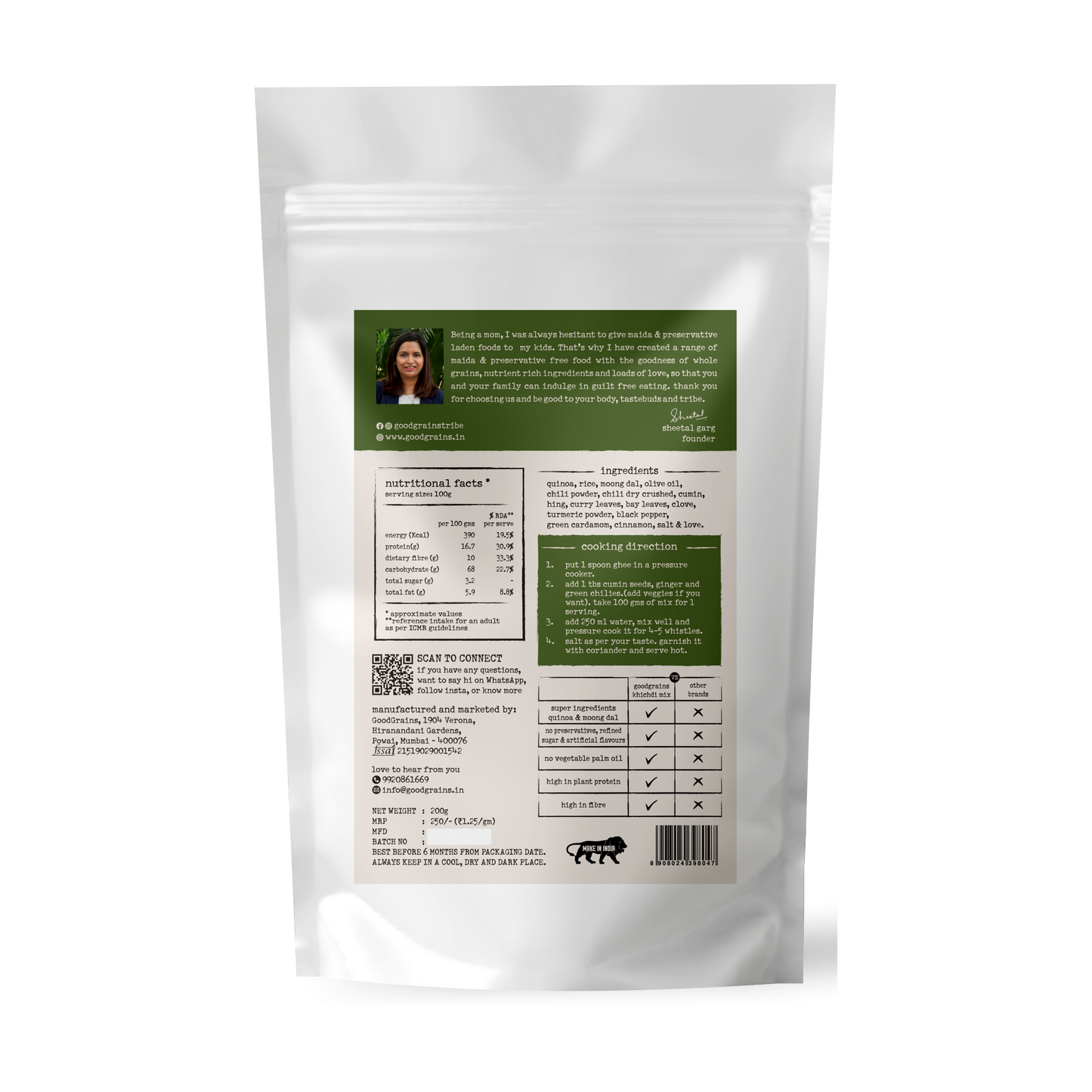Quinoa Khichdi Mix