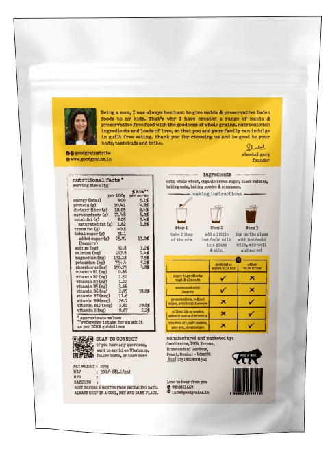 Supora Milk Mix - GoodGrains.in