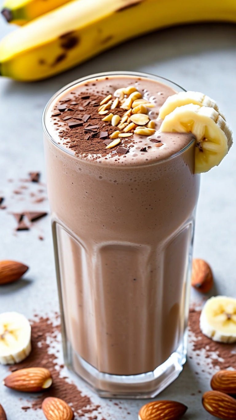 Choco Banana Protein Shake - GoodGrains.in