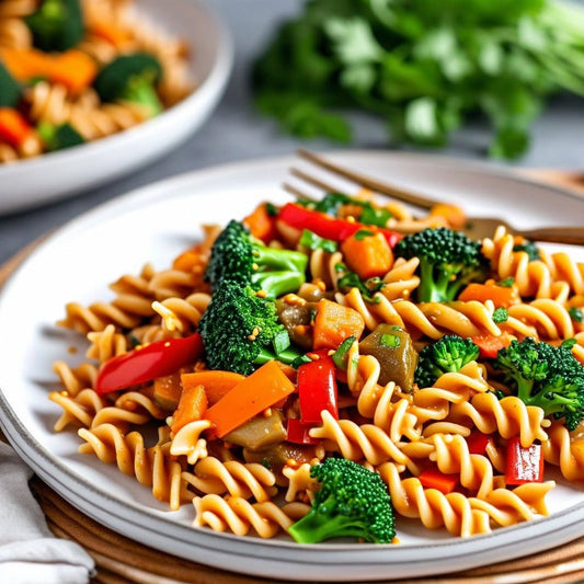 Gluten Free Pasta Stir-Fry - GoodGrains.in